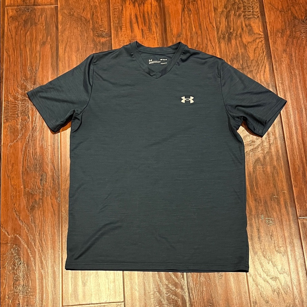 Under Armour Men's Dark Blue V-Neck Tee